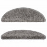 Nakładki na schody, 15 szt., szare, 56 x 17 x 3 cm