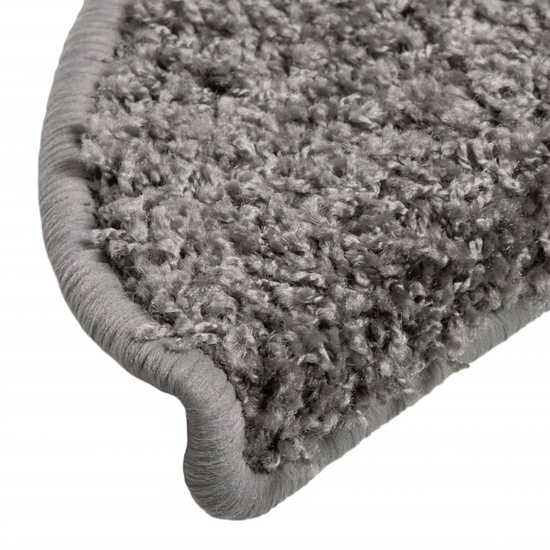 Nakładki na schody, 15 szt., szare, 56 x 17 x 3 cm