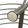 Półokrągła ławka pod drzewo, 160 cm, stalowa