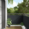 Parawan balkonowy z tkaniny oxford 75x400 cm antracyt