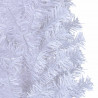 Sztuczna choinka o grubych gałązkach, biała, 120 cm, PVC