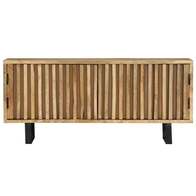 Szafka pod TV, 90x30x40 cm, lite drewno mango