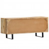 Szafka pod TV, 90x30x40 cm, lite drewno mango