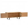 Szafka pod TV, 90x30x40 cm, lite drewno mango