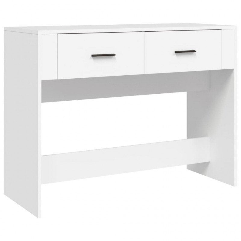 Stolik konsolowy, biały, 100x39x75 cm, materiał drewnopochodny