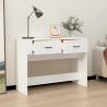 Stolik konsolowy, biały, 100x39x75 cm, materiał drewnopochodny