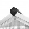 Szklarnia, wzmocnione aluminium, 10,53 m²