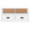 Szafka pod TV, biała, 93x35,5x45 cm, materiał drewnopochodny