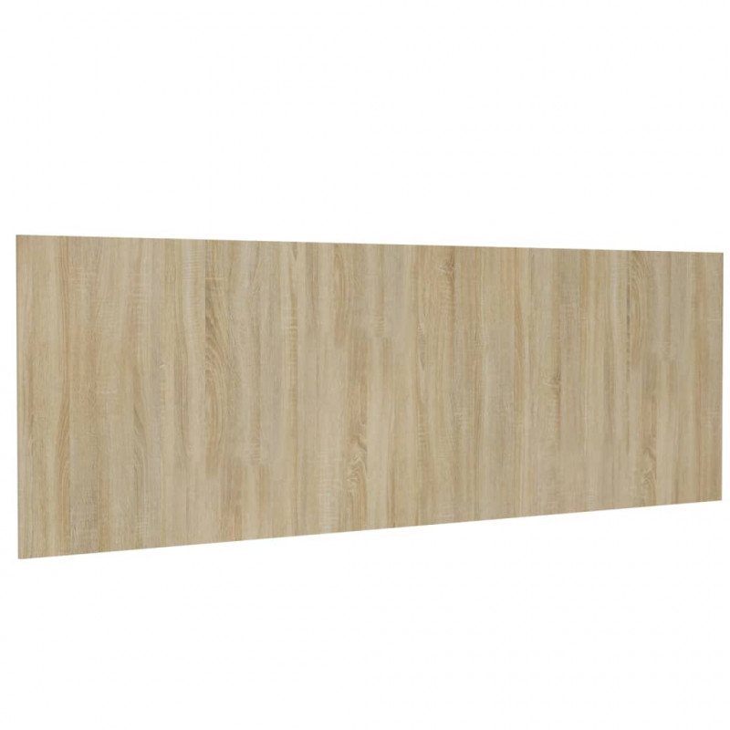 Zagłówek łóżka, ścienny, dąb sonoma, 240x1,5x80 cm