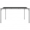 Zadaszenie, antracytowe, 4x3 m, 180 g/m², tkanina i stal