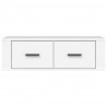 Wisząca szafka TV, biała 80x36x25 cm materiał drewnopochodny