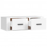 Wisząca szafka TV, biała 80x36x25 cm materiał drewnopochodny