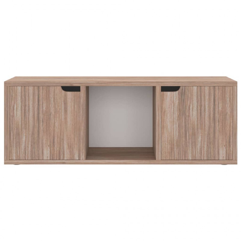 Szafka pod telewizor, szary dąb sonoma, 88,5x27,5x30,5 cm