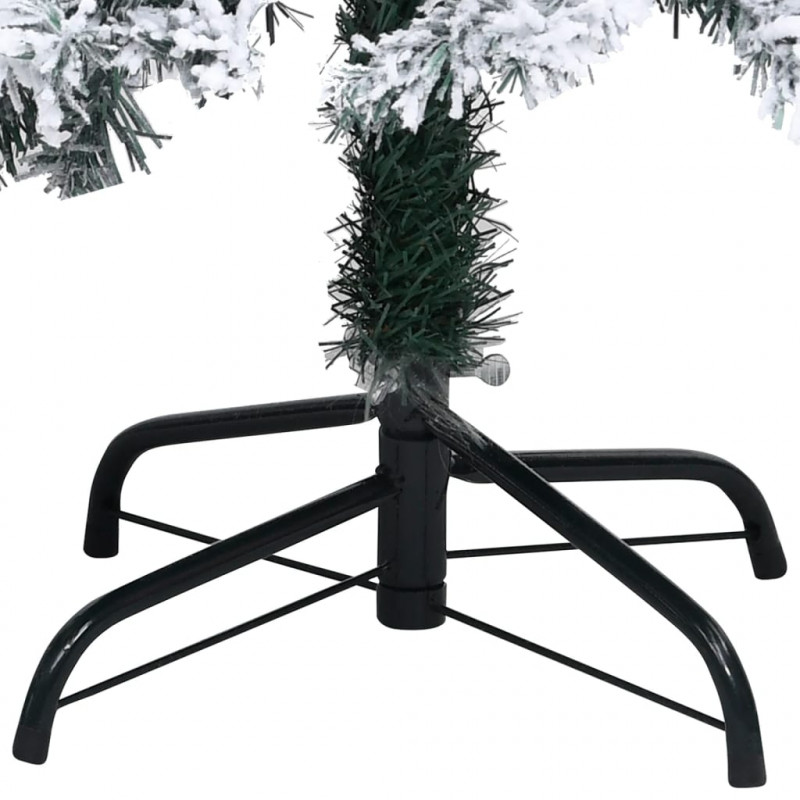 Sztuczna choinka flokowana śniegiem, zielona, 400 cm, PVC
