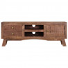 Szafka pod telewizor, 110x30x40 cm, surowe drewno mango