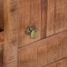 Szafka pod telewizor, 110x30x40 cm, surowe drewno mango