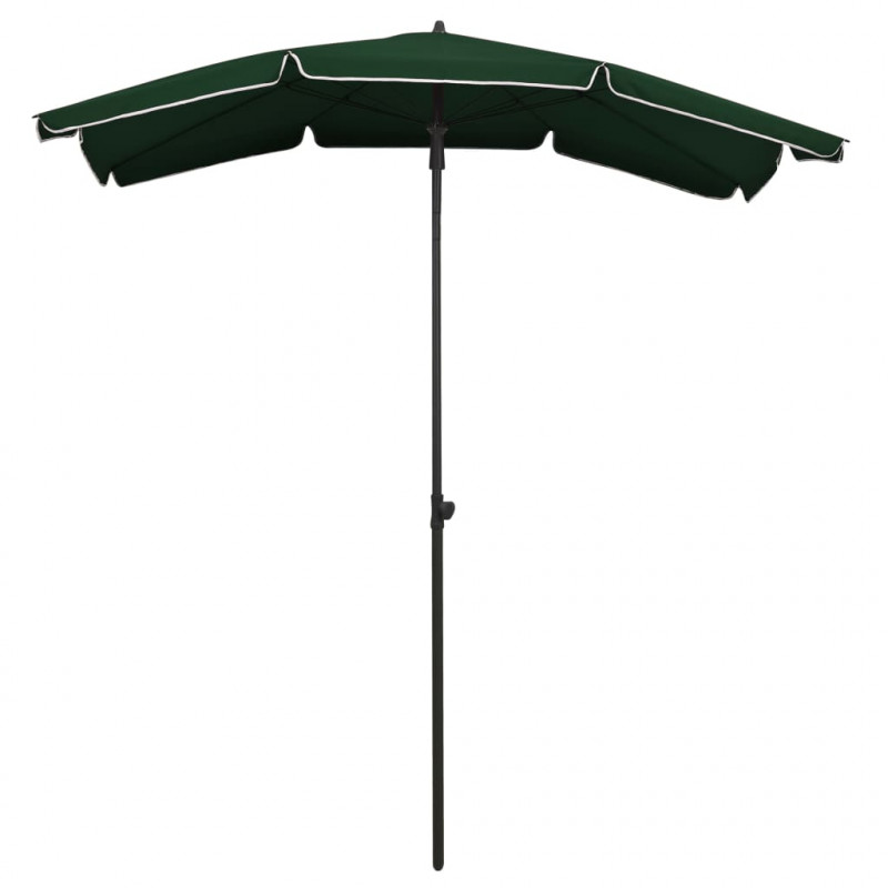 Parasol ogrodowy na słupku, 200x130 cm, zielony