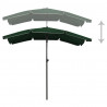 Parasol ogrodowy na słupku, 200x130 cm, zielony