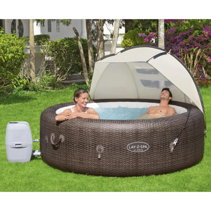 Bestway Zadaszenie do basenu z hydromasażem Lay-Z-Spa, 183x94x109 cm