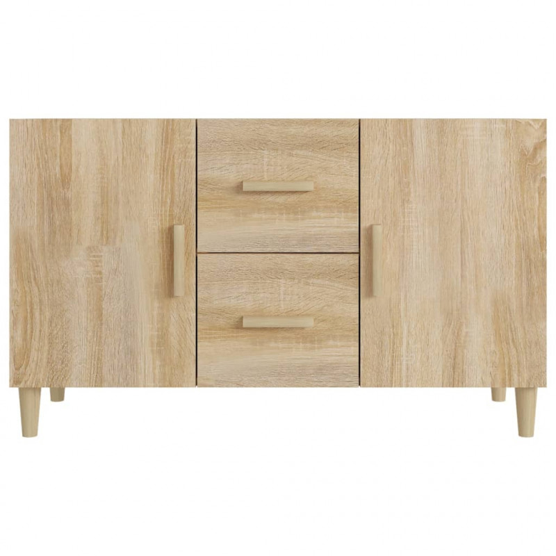 Komoda, dąb sonoma, 100x36x60 cm, materiał drewnopochodny