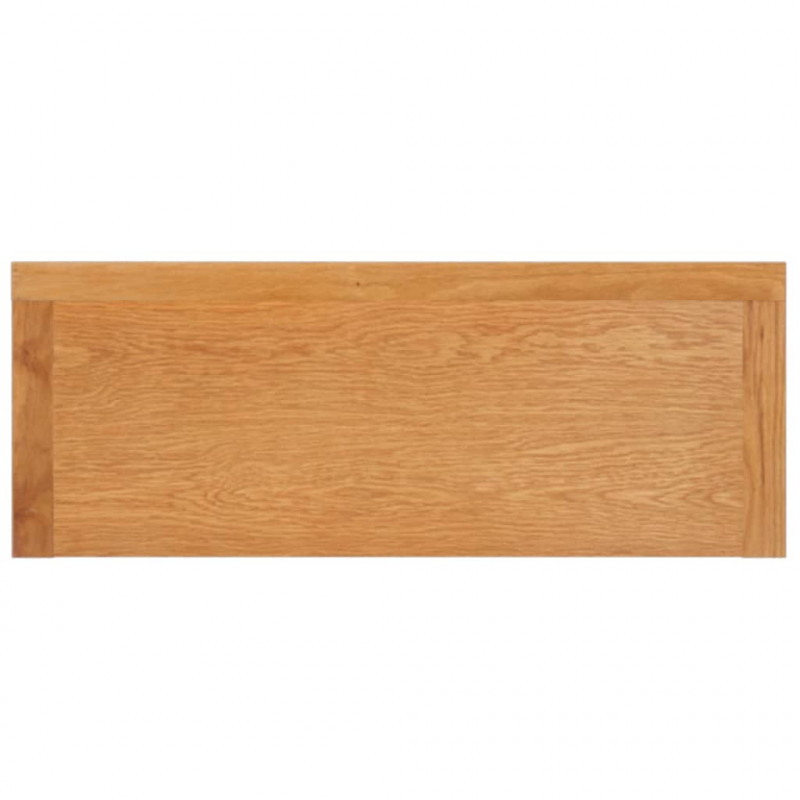 Stolik konsolowy, 110 x 35 x 75 cm, lite drewno dębowe
