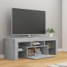 Szafka pod TV z oświetleniem LED, szarość betonu, 120x35x40 cm