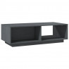Stolik kawowy, szary, 110x50x33,5 cm, lite drewno sosnowe