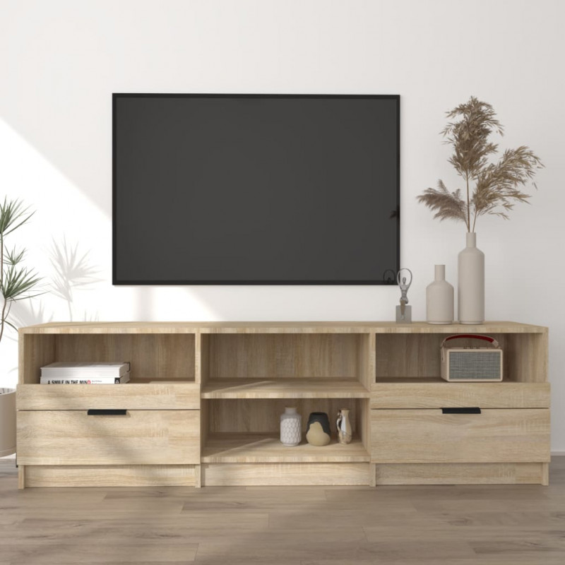 Szafka pod telewizor, dąb sonoma, 150x33,5x45 cm