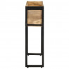 Donica, 60x20x68 cm, surowe drewno mango