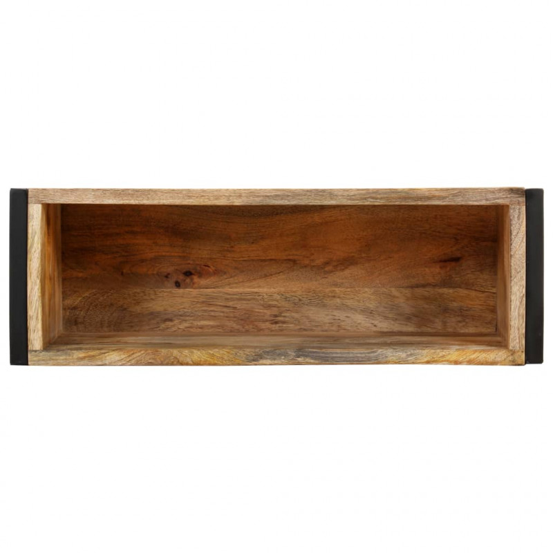 Donica, 60x20x68 cm, surowe drewno mango