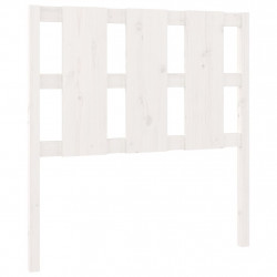Wezgłowie łóżka, białe, 95,5x4x100 cm, lite drewno sosnowe