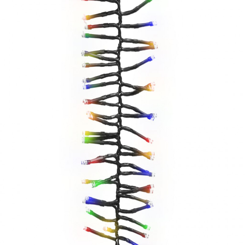 Sznur lampek LED, 400 kolorowych diod, 7,4 m, PVC