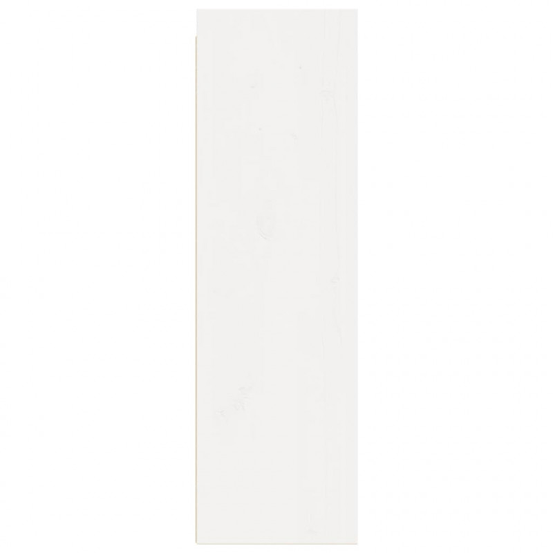 Szafki ścienne, 2 szt., białe, 30x30x100 cm, drewno sosnowe