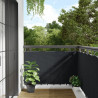 Parawan balkonowy z tkaniny oxford 90x400 cm antracyt