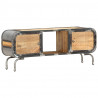 Szafka pod TV, 110x30x42 cm, lite drewno mango