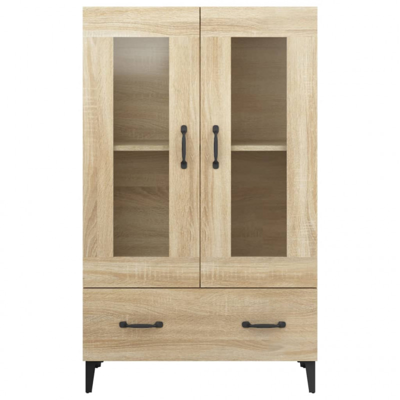 Wysoka szafka, dąb sonoma 70x31x115 cm, materiał drewnopochodny