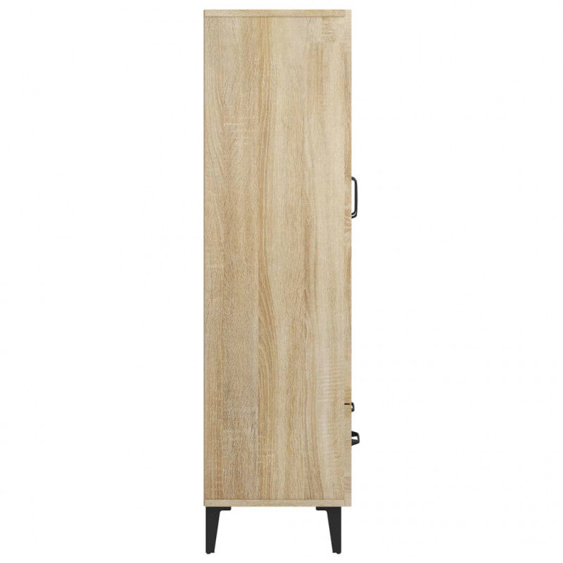 Wysoka szafka, dąb sonoma 70x31x115 cm, materiał drewnopochodny
