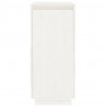Szafka na buty, biała, 35x35x80 cm, lite drewno sosnowe