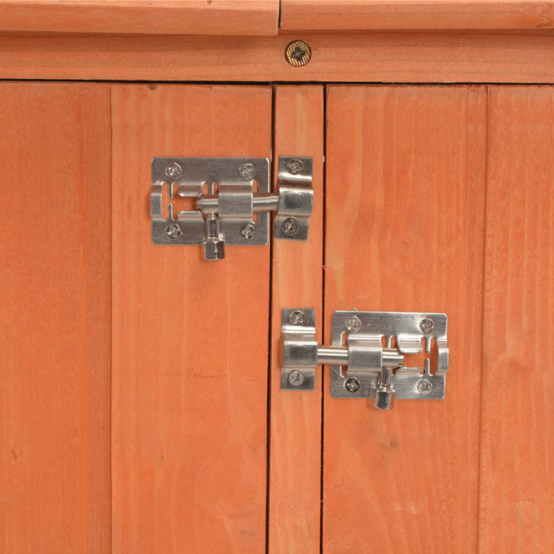 Schowek ogrodowy, 128x42x91 cm, drewniany