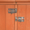 Schowek ogrodowy, 128x42x91 cm, drewniany