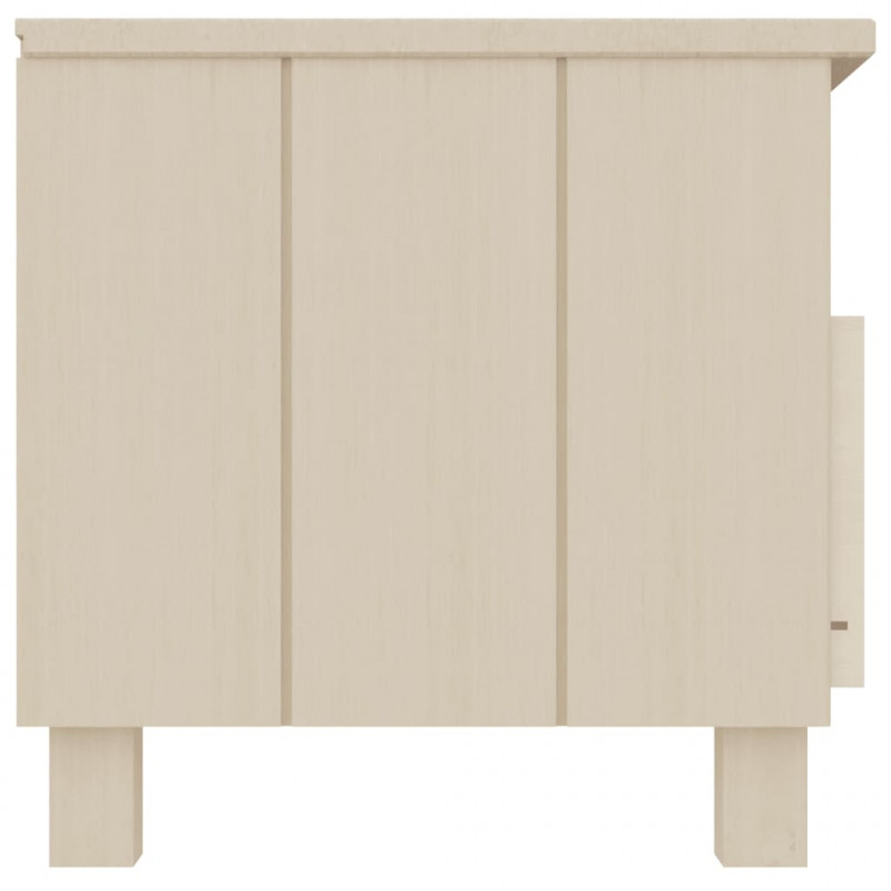 Szafka pod TV HAMAR, miodowy brąz, 106x40x40 cm, drewno sosnowe