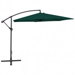 Parasol na wysięgniku 3 m, zielony