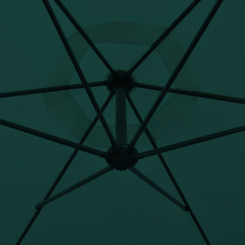 Parasol na wysięgniku 3 m, zielony
