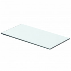 Szklany, bezbarwny panel, 40x15 cm