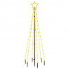 Choinka z kołkiem gruntowym, 108 ciepłych białych LED, 180 cm