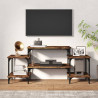 Szafka pod TV, przydymiony dąb, 117x35x52 cm