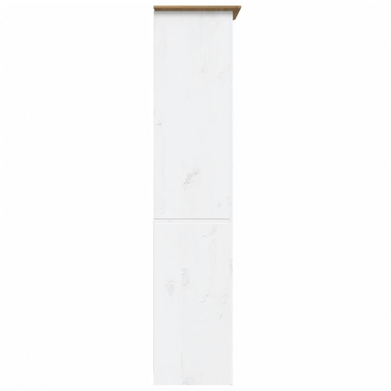 Biblioteczka BODO, brązowa, 82x40x173 cm, sosnowa, 5 półek