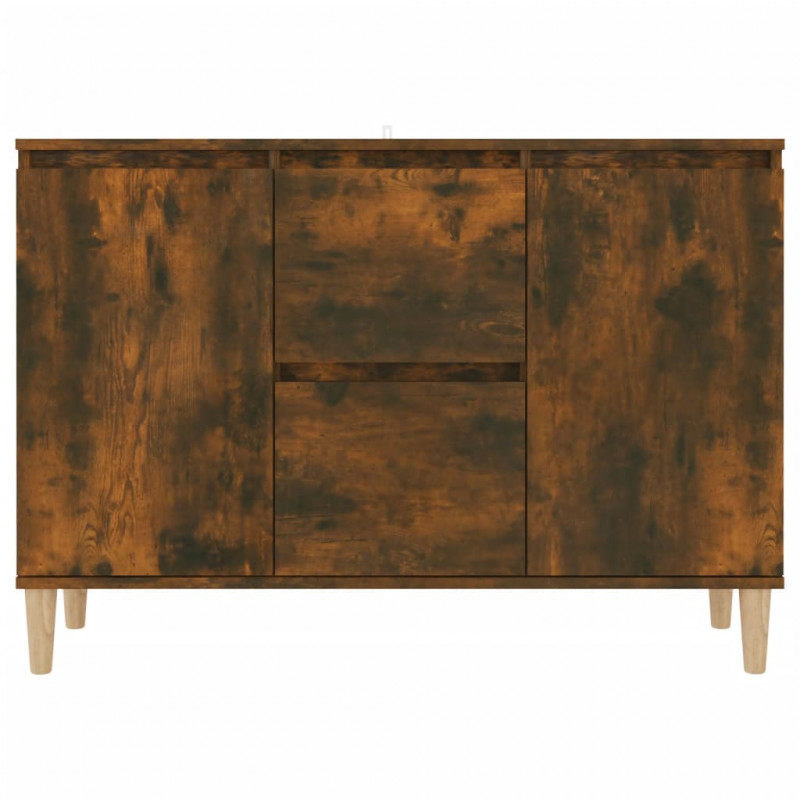 Szafka, przydymiony dąb, 101x35x70 cm, materiał drewnopochodny