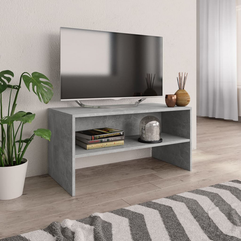 Szafka pod TV, betonowy szary, 80x40x40 cm