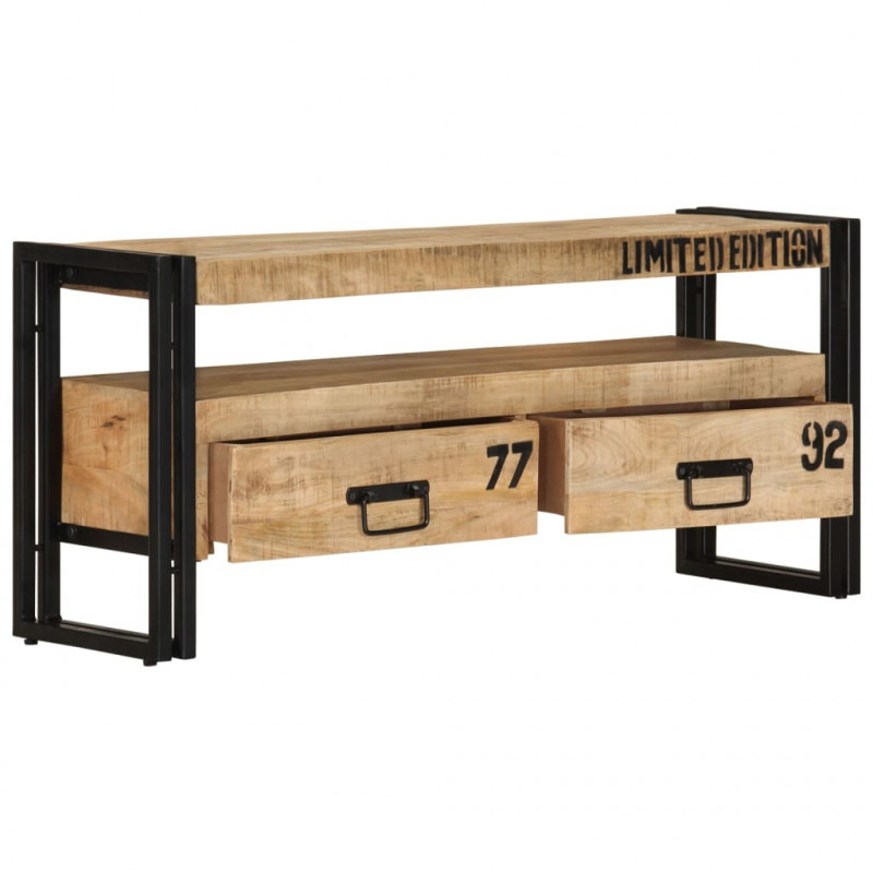 Szafka pod TV, 100x30x45 cm, lite drewno mango